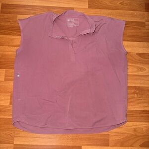 Figs Mineral Mauve Oversized Top